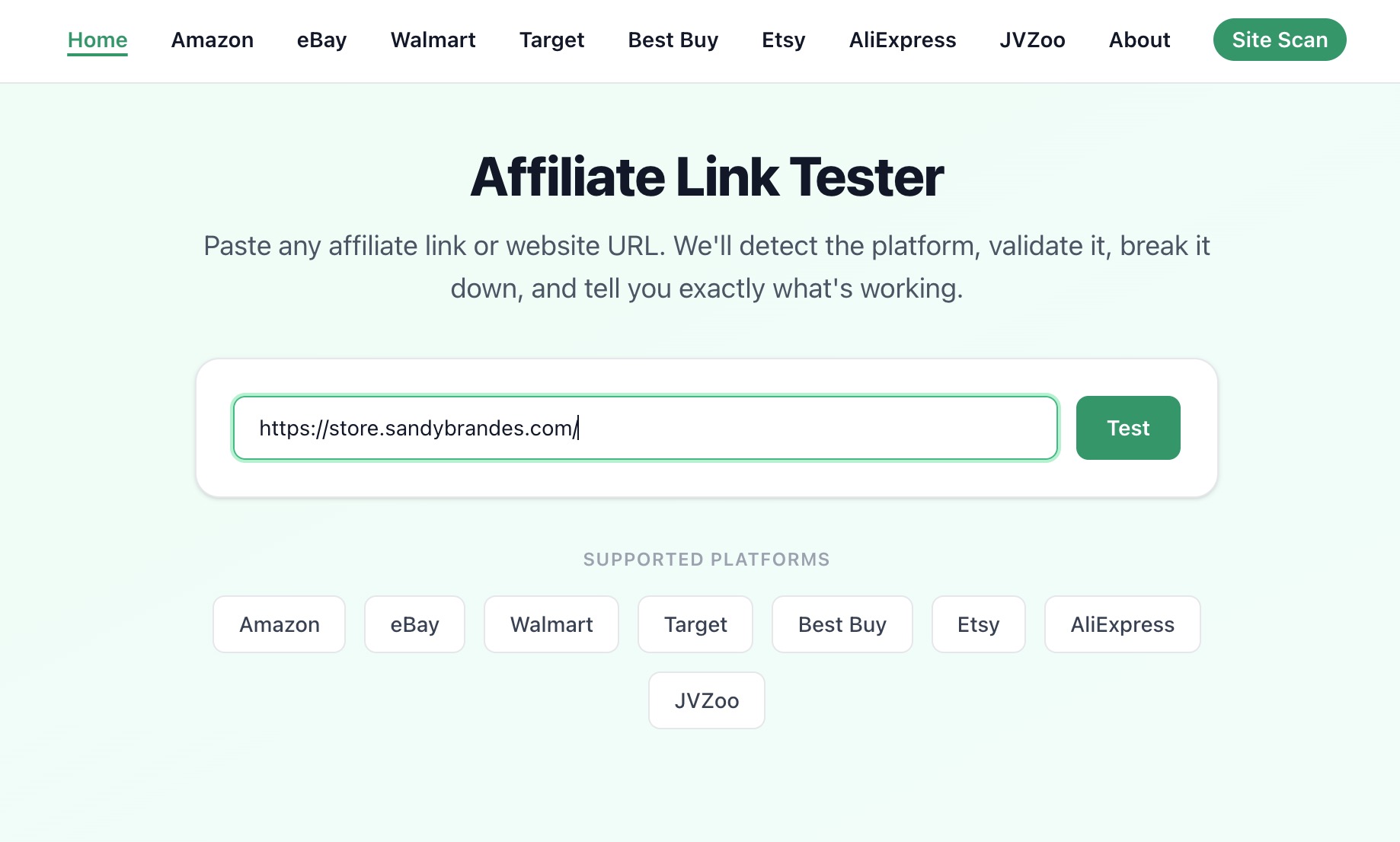 Affiliate Link Checker